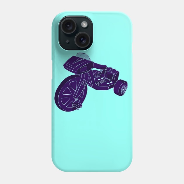 Big Wheel - Purple Phone Case by Production6