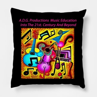 A.D.G. Productions merchandise funky musical groove Pillow