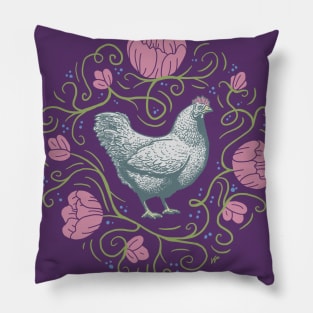 Work In My Garden Hang Out With My Chickens Pillow