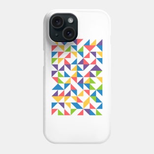 Creative Geometric Colourful Triangle Pattern #14 Phone Case