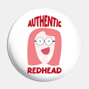 authentic redhead Pin