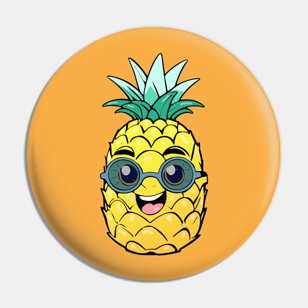 Cool pinapple Pin by Javisolarte