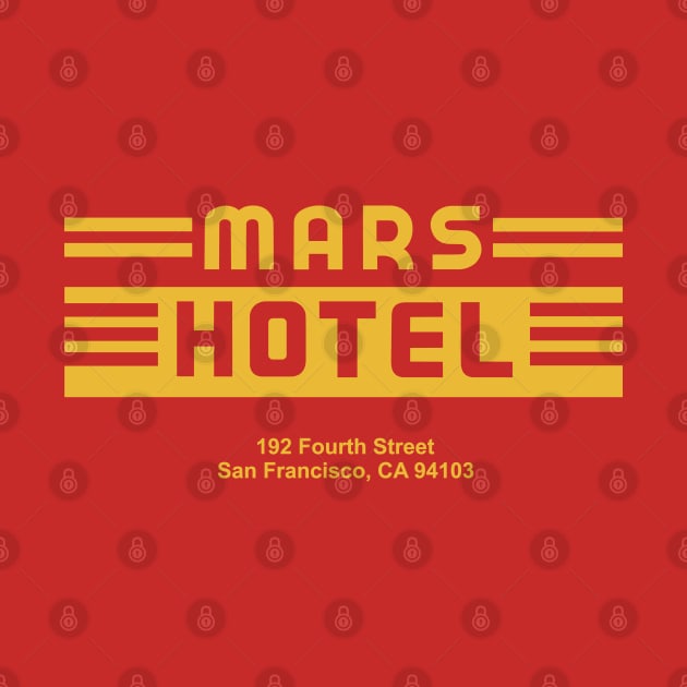 Mars Hotel (gold) by Joada