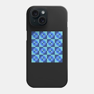 retro monochrome geometrical pattern Phone Case