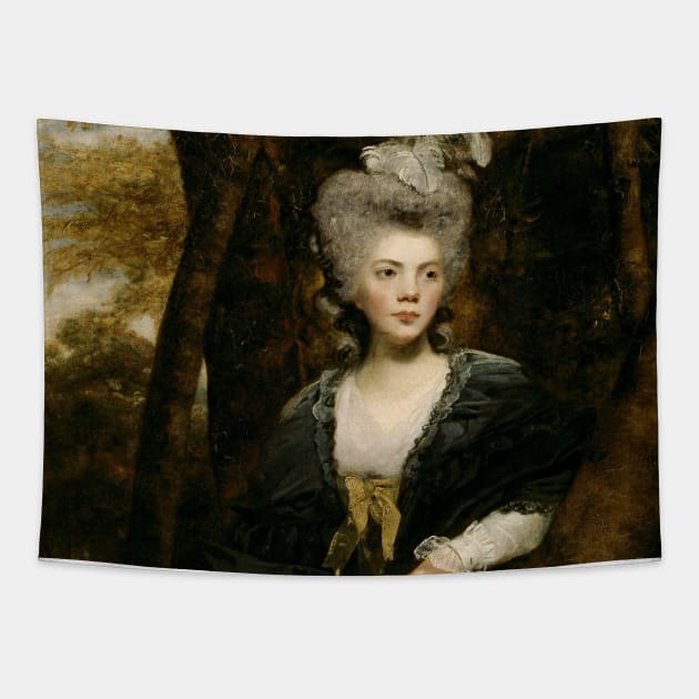 Lady Frances Finch by Joshua Reynolds Tapestry by Classic Art Stall