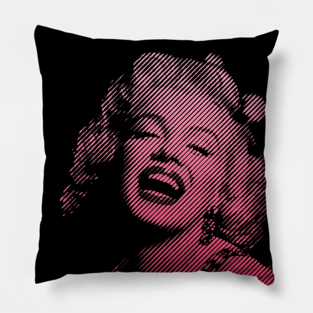 Marilyn Monroe Pillow by Aldyz