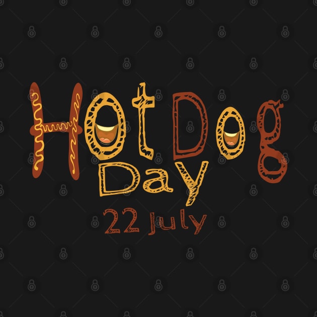 HOT DOG DAY 22 JULY by Mako Design 