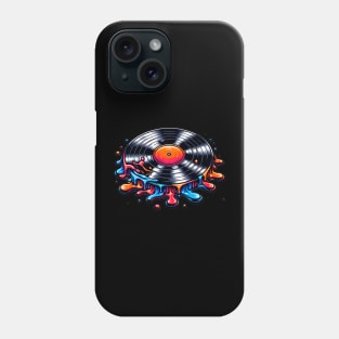 Dripping Colorful Vinyl Record Phone Case