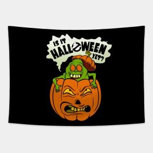 Is It Halloween Yet? (Speech Bubble Variant) Tapestry