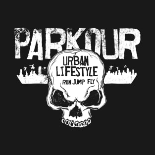 Parkour Urban Lifestyle White T-Shirt