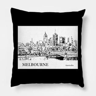 Melbourne Australia Pillow