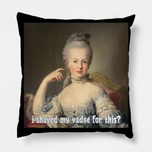 Marie Antoinette Knows to Not Bother Pillow