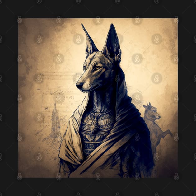 Egyptian Gods - Anubis by Buff Geeks Art