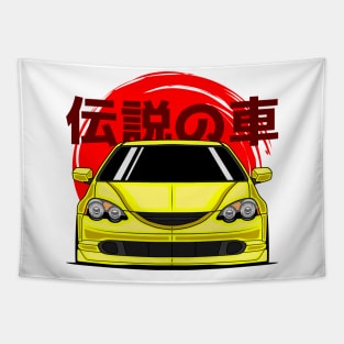 Yellow DC5 RSX Front Tapestry