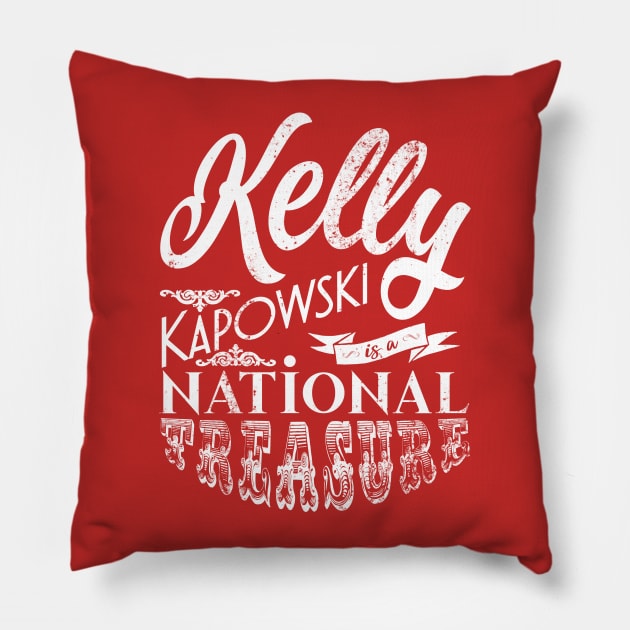 Kelly Kapowski is a National Treasure Pillow by AVOOCADOO