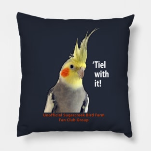 Tiel with It-white type Pillow