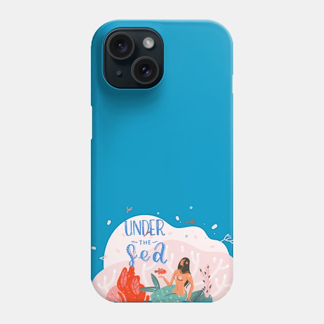 Under The Sea Phone Case by ElenaDanilo