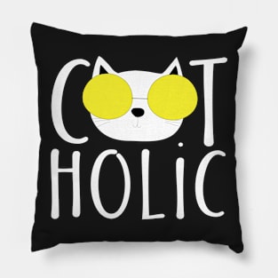 Cat holic Pillow