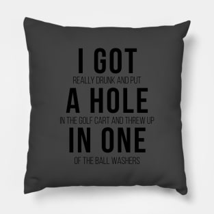 Hole in One! Pillow