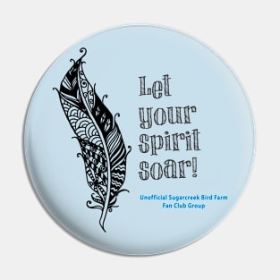 soaring feather Pin