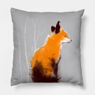 Sumi - e kitsune Pillow