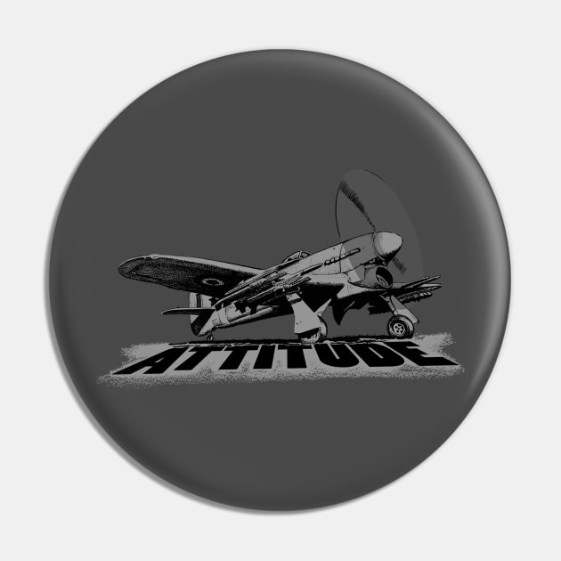 Tailwheel Aircraft with Attitude Pin by Funky Aviation