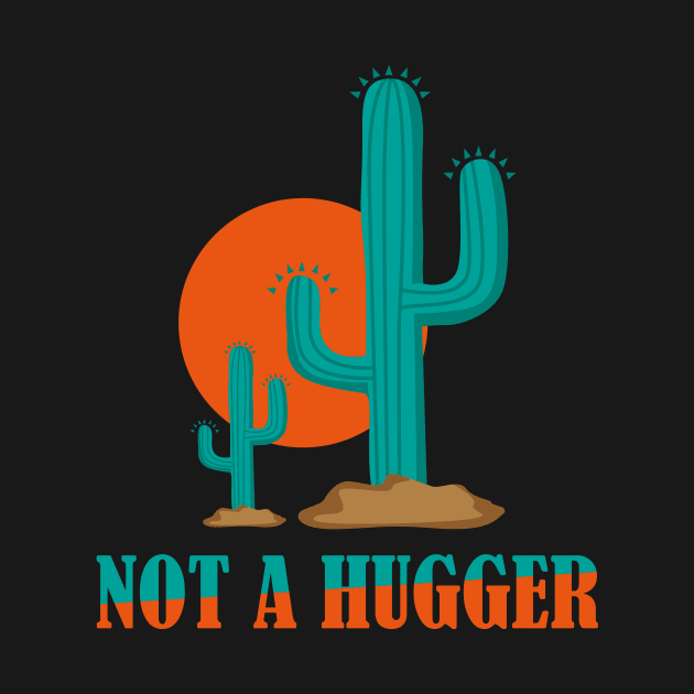 Not A Hugger Cactus Blue by kimmygoderteart