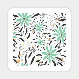 Floral Pattern Magnet