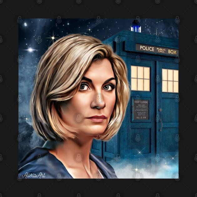 13th Doctor / I'm just a traveller by AlisiaArt