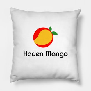 Trendy Logo Shirt of Haden Mango Pillow