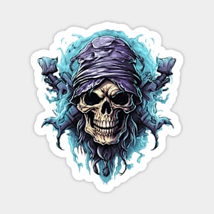 Pirate Flag Skull And Bones Magnet