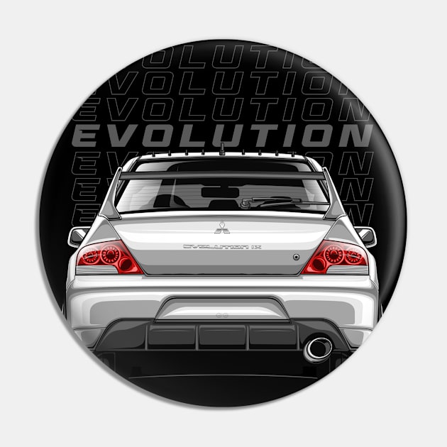 Lancer EVO IX GT (Pearl White) Pin by Jiooji Project