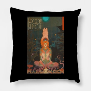 Halloween Spooky Season Tattooed Witchdoctor Pillow