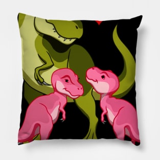 Grandmothersaurus T-Shirt T-rex Grandmother Saurus Dinosaur Pillow