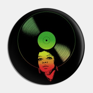 Afrovinyl (Rasta) Pin