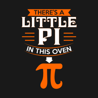 Pregnancy Announcement Pi Day Math Lover Baby Shower Mother T-Shirt