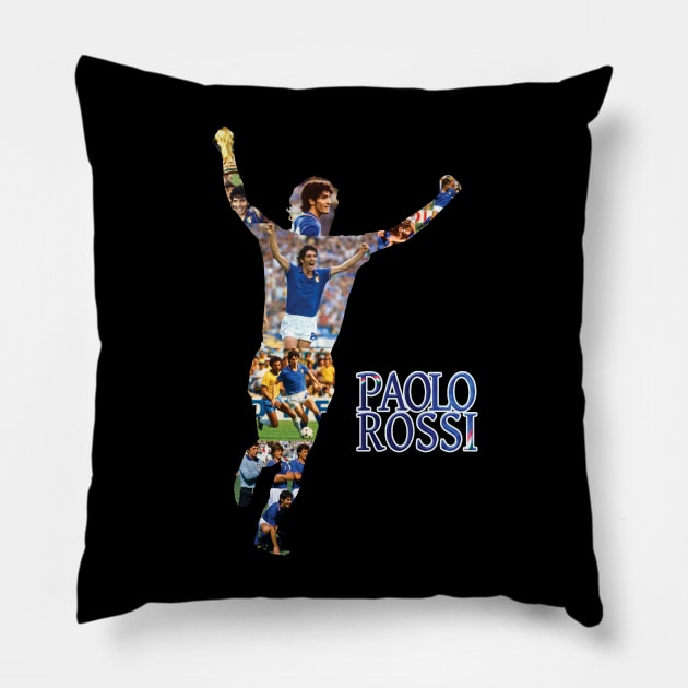 Paolo Rossi Pillow by FredV