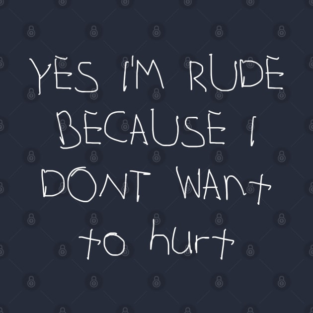 I'm Rude | Rude | Confidence | Self esteem | by CanvasCraft