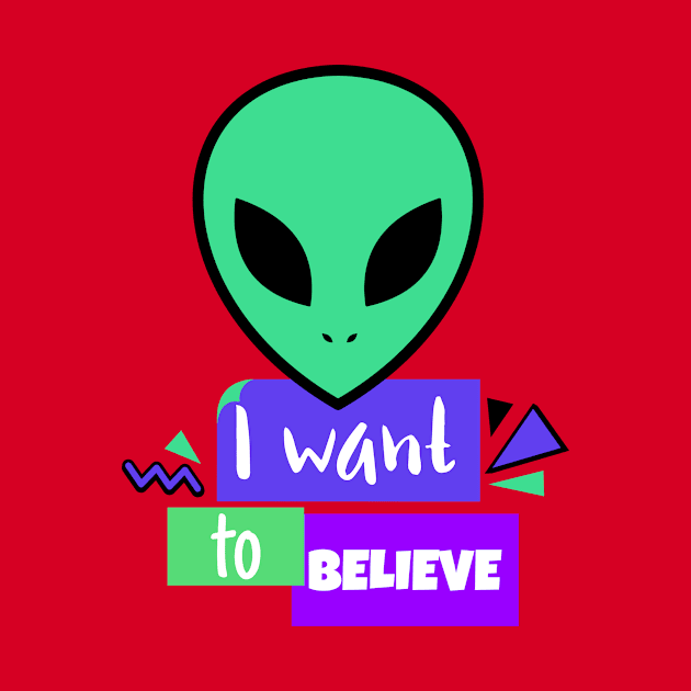 Alien I Want to Believe by Sabahmd