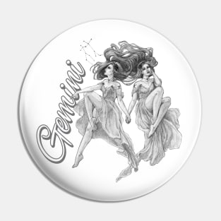 Gemini Goddess Pin