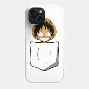 Luffy Chibi Pocket Phone Case