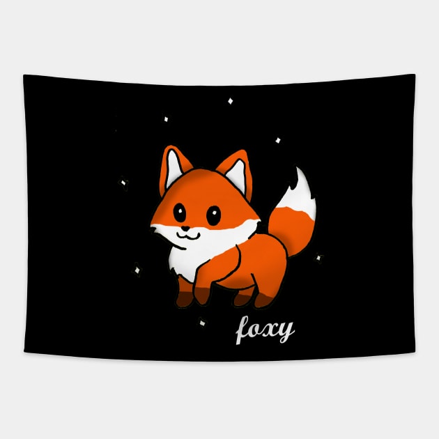 Foxy Tapestry by deadlydelicatedesigns