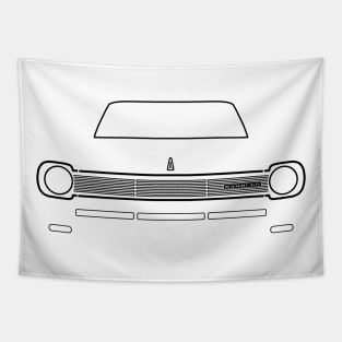 1966 AMC Rambler American classic car black outline Tapestry