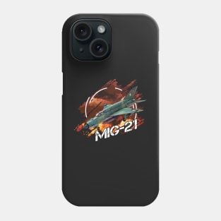 Russian Fighter Shirt Gift Mig-21 Tee Gift Phone Case