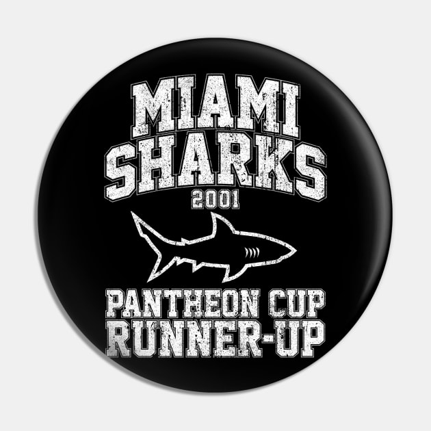 Miami Sharks Pantheon Cup Runner Up Pin by huckblade