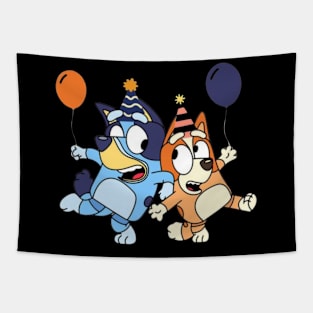 birthday bluey funny Tapestry