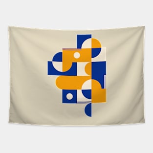 Yellow & Blue Tapestry