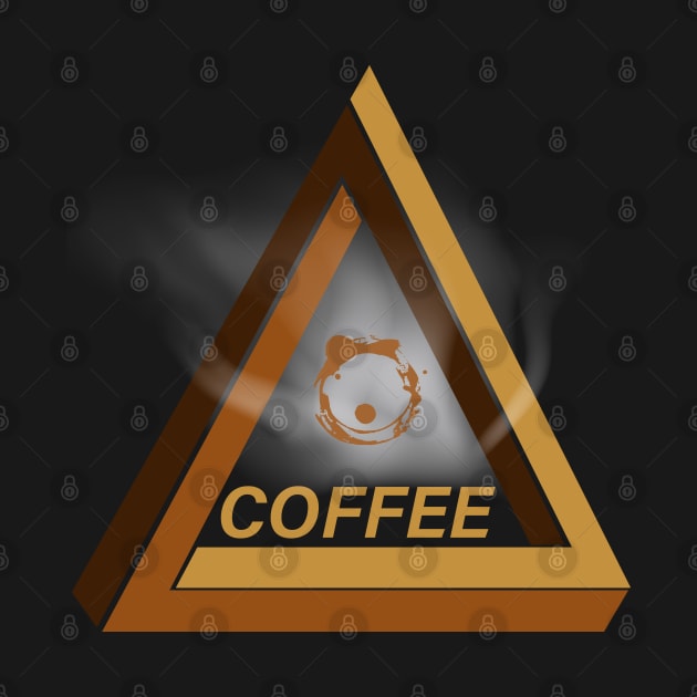 Coffee Stains in Triangle by CreativePhil