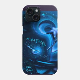 TAKE YOUR KEY BLUE Phone Case