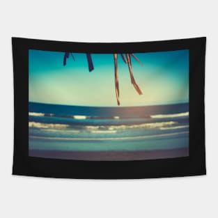 Afternoon Sunset Beach Walk Tapestry